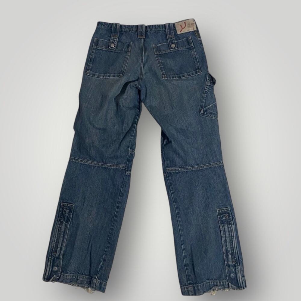 Vintage Armani Jeans 36 Carpenter Cargo Pants Zip Hem Gorpcore Archive Simint View 2